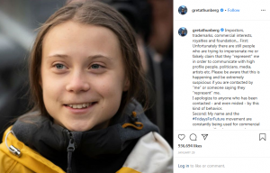 Greta Thunberg's Instagram