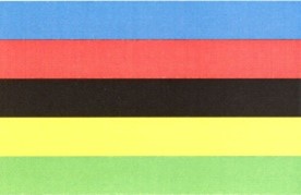 marque rainbow stripes