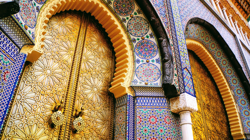 Palais royal à Rabat, Maroc