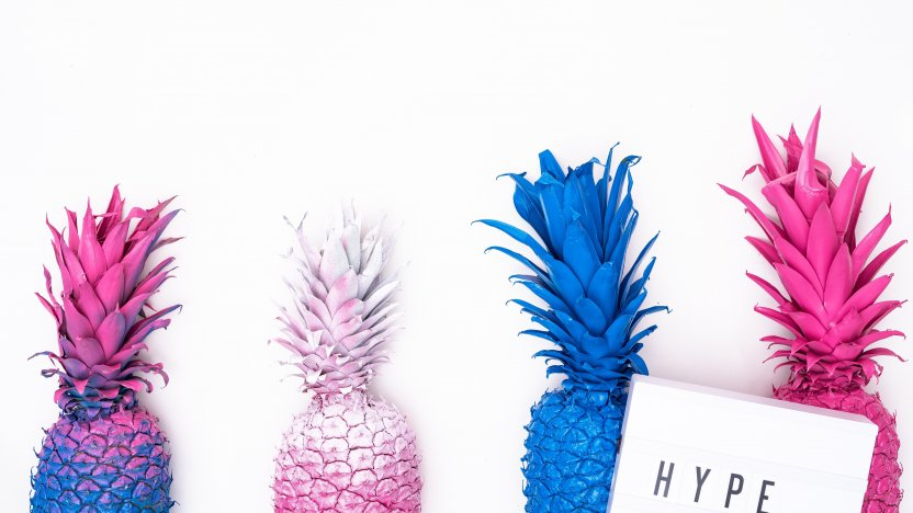 How to differentiate your brand and trademark, colourful pineapples